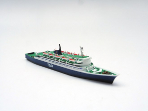 Fähre "Ionic Ferry" dunkelblauer Rumpf P&O (1 St.) GB 1991 Risawoleska RI 730d